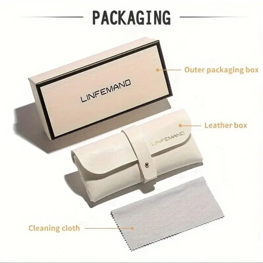 Black Cat Eye Polarized Glasses with case